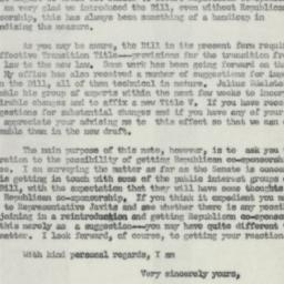 Letter: 1954 March 29