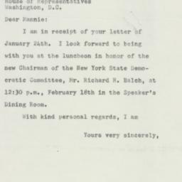 Letter: 1953 January 27