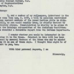 Letter: 1955 March 19