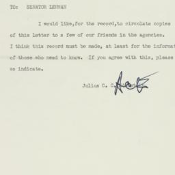 Memorandum: 1954 April 15