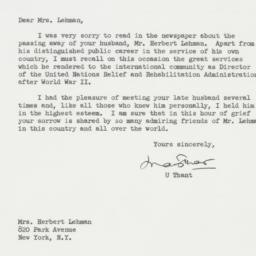Letter: 1963 December 7