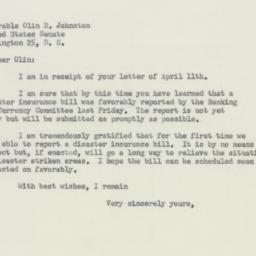 Letter: 1956 April 16