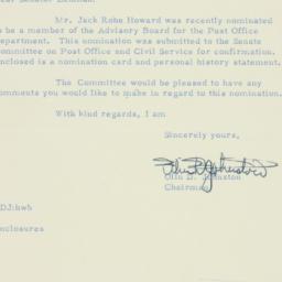 Letter: 1956 January 12