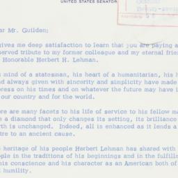 Letter: 1958 October 27