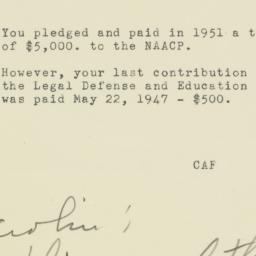Letter: 1951 December 3