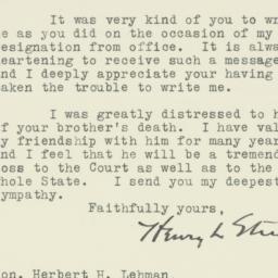 Letter: 1945 October 8