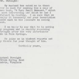 Letter: 1963 March 16