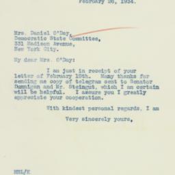 Letter: 1934 February 26