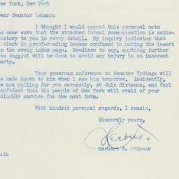 Letter: 1950 October 11