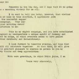Letter: 1949 November 7