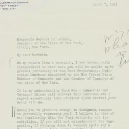 Letter: 1941 April 7