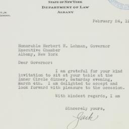 Letter: 1938 February 24