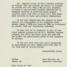 Letter: 1954 March 5