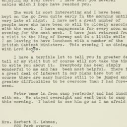 Letter: 1943 April 15
