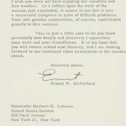Letter: 1951 November 5