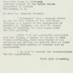 Letter: 1952 June 11