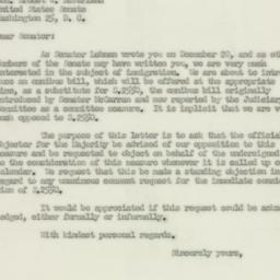 Letter: 1952 February 21