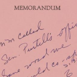 Memorandum: 1956 April 25