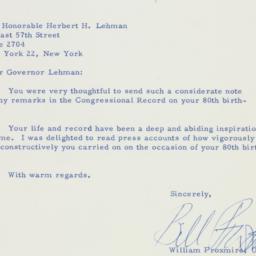 Letter: 1958 April 18