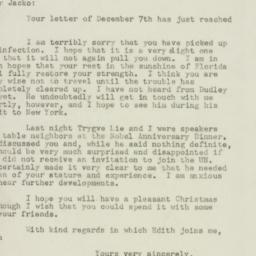 Letter: 1947 December 11