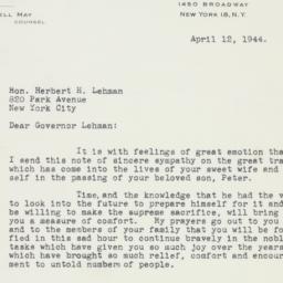 Letter: 1944 April 12
