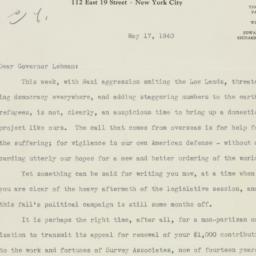Letter: 1940 May 17