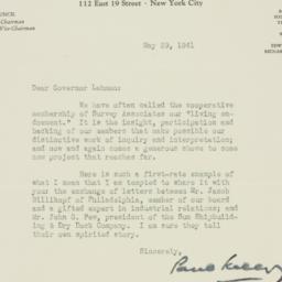 Letter: 1941 May 29