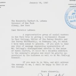 Letter: 1940 January 24