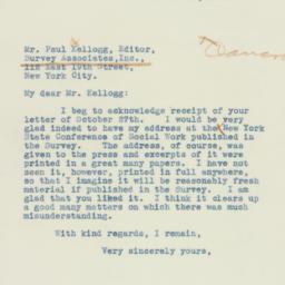 Letter: 1937 October 29