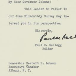 Letter: 1933 June 9