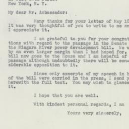 Letter: 1956 May 23