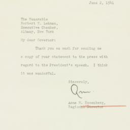 Letter: 1941 June 2