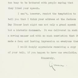 Letter: 1940 January 9