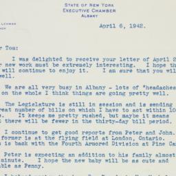 Letter: 1942 April 6