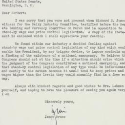 Letter: 1953 March 6
