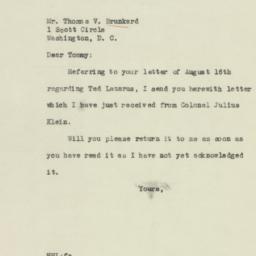 Letter: 1946 August 26