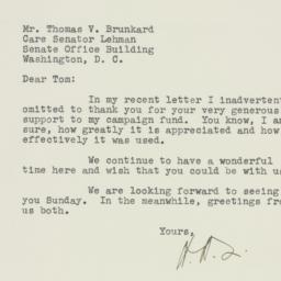 Letter: 1950 November 21
