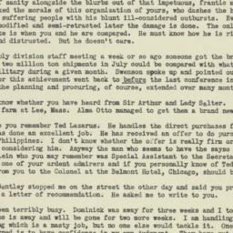 Letter: 1946 August 16