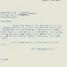 Telegram: 1938 January 8