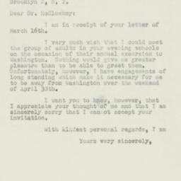 Letter: 1950 March 20