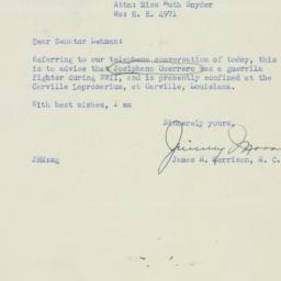 Letter: 1951 September 7