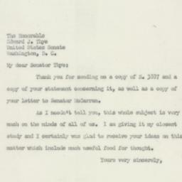Letter: 1950 July 21