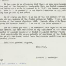 Letter: 1958 June 5