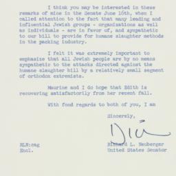 Letter: 1958 June 17