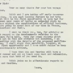 Letter: 1957 May 31