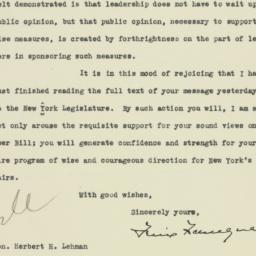 Letter: 1933 March 30