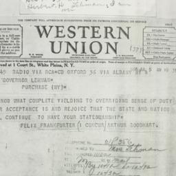 Telegram: 1936 July 5