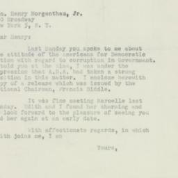 Letter: 1951 February 1