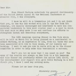 Letter: 1951 January 19