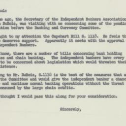Letter: 1953 July 7